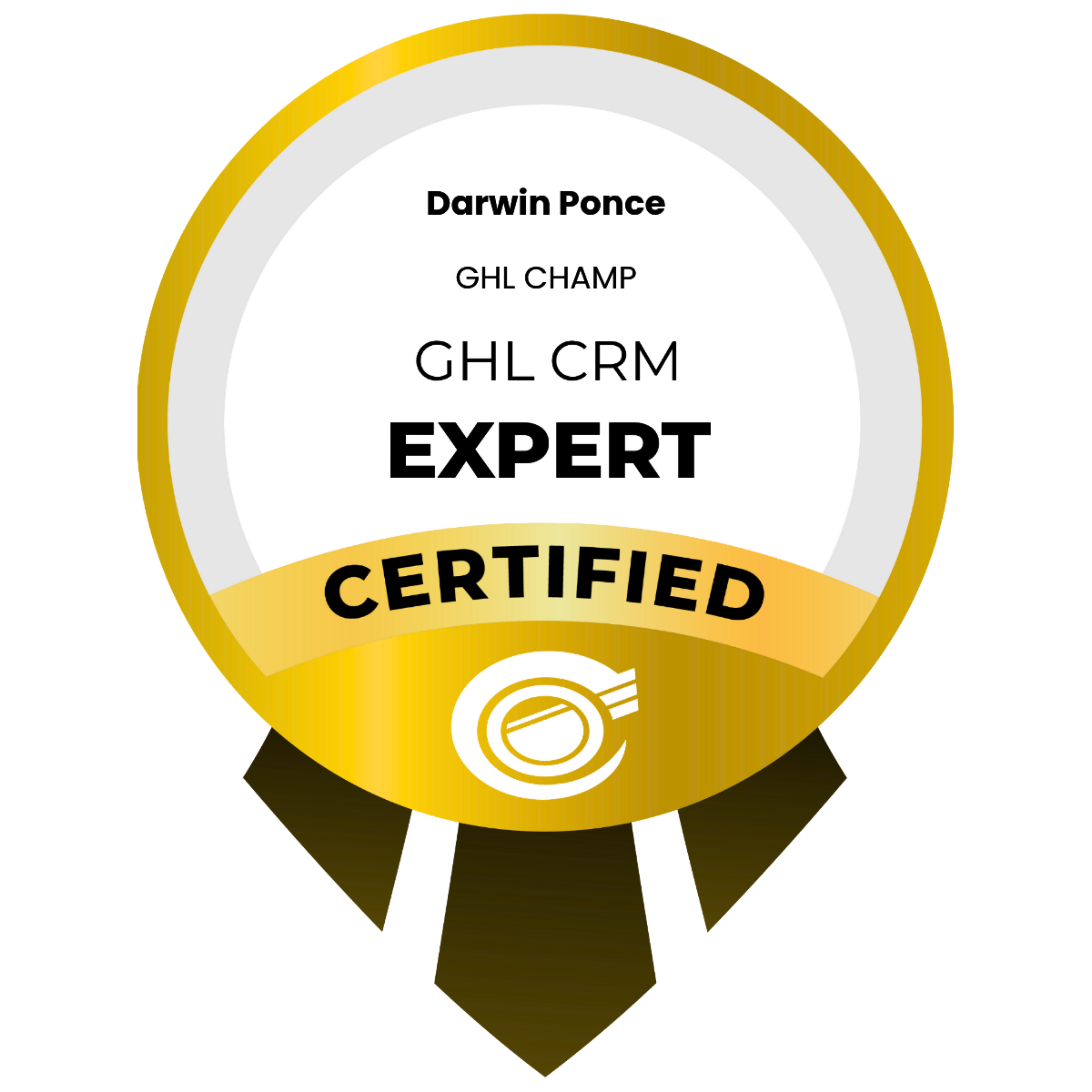 GHL CRM Expert Certified Badge
